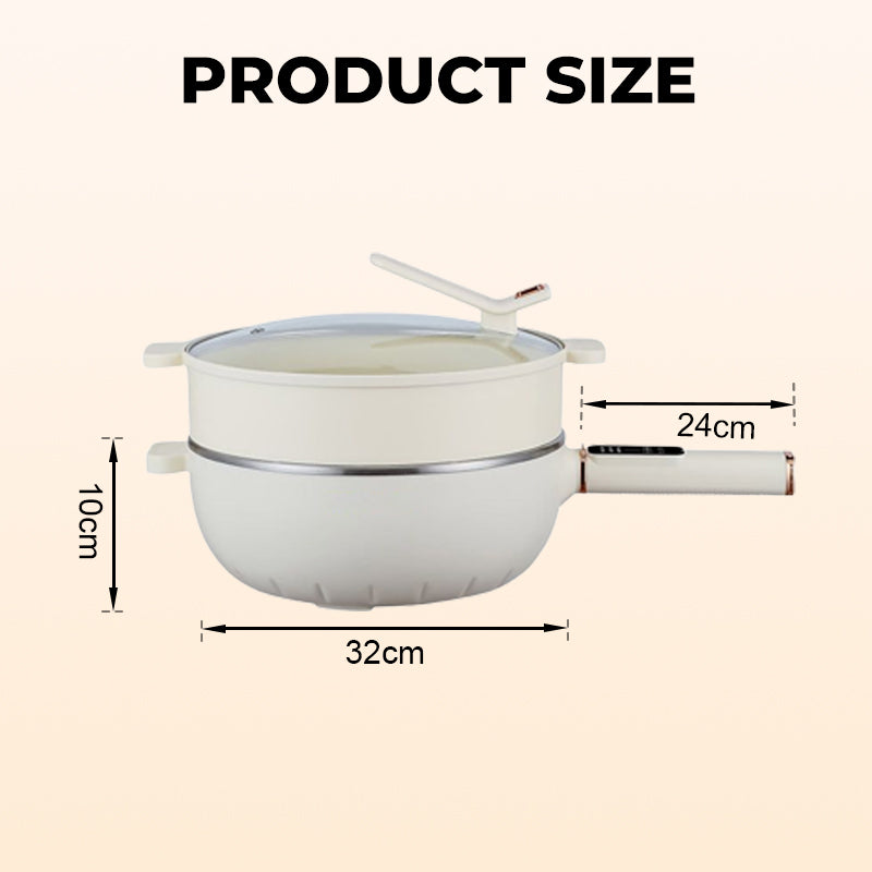 đłNon-stick elektrisk wok för matlagning