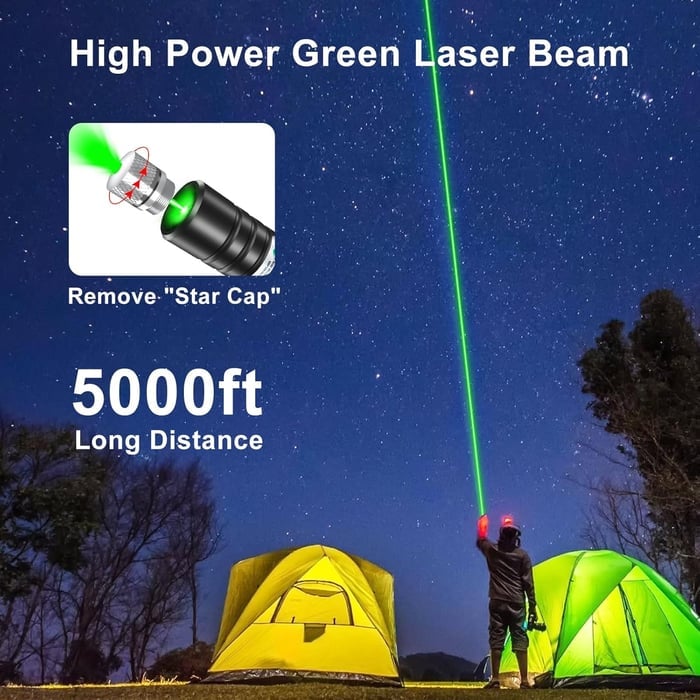 🔥Röd och grön enkelpunkts laserljus