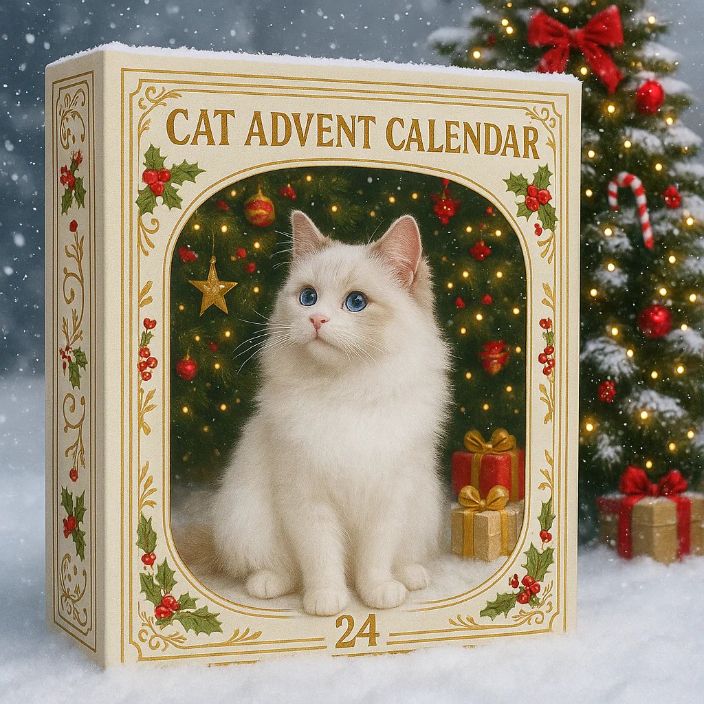 đ„SISTA DAGEN MED GRATIS FRAKT â Purrfect Christmas â Adventskalender för kattĂ€lskare 2025