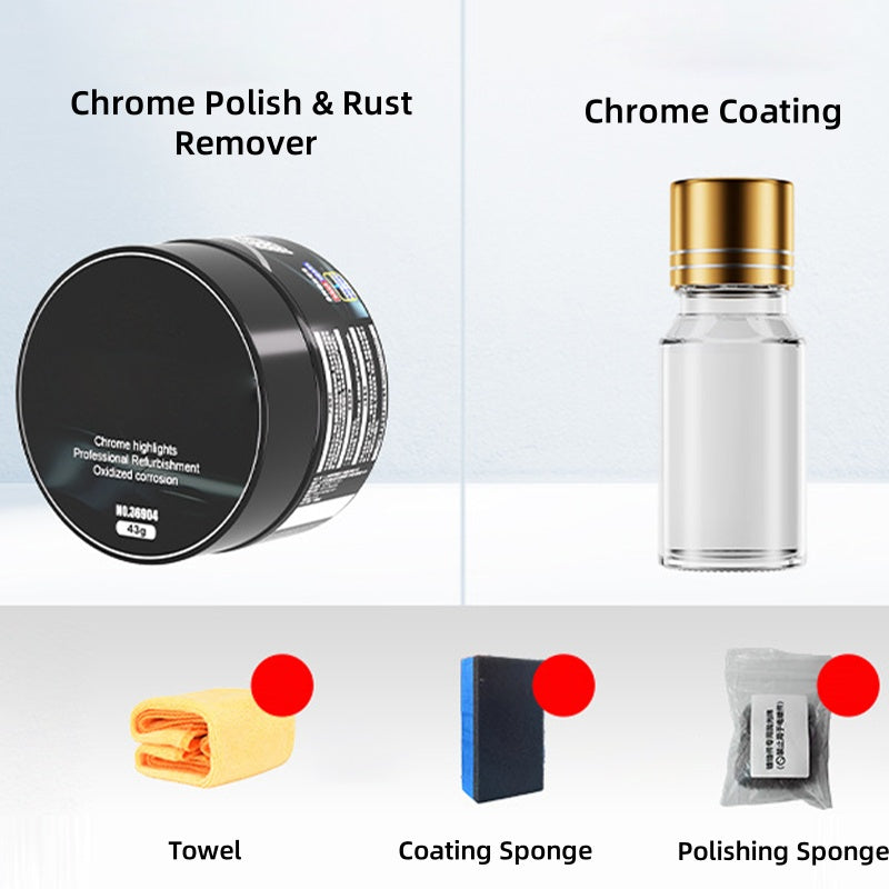 đ„Köp 2 fĂ„ 1 gratisđ„Car Chrome Polish & Rust Remover Kit