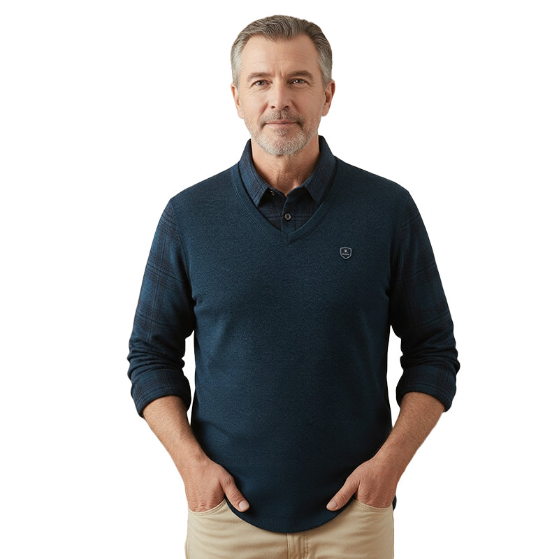 đ„HerrplĂ€dad mockatopp i tvĂ„ delar