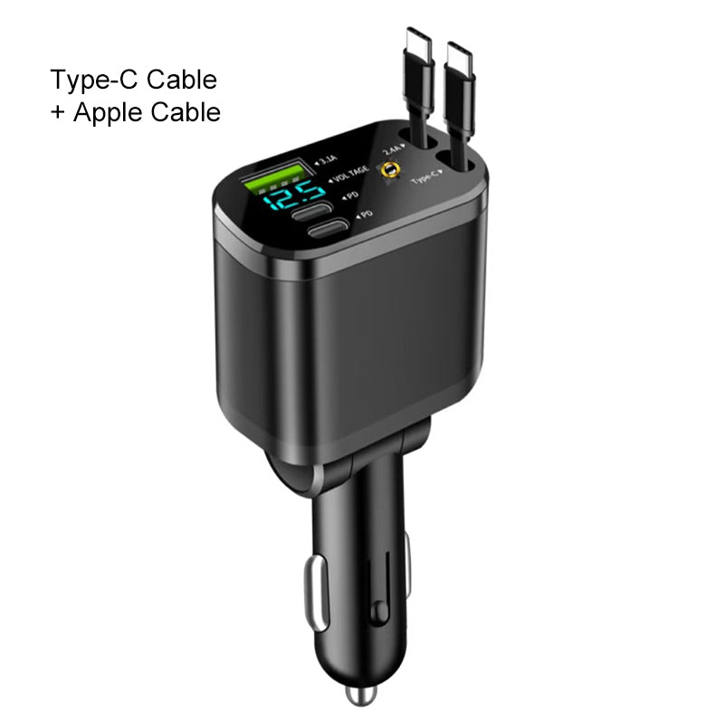 đ„Snabbladdare för bilen med stjĂ€rnhimmel-stĂ€mningsbelysning