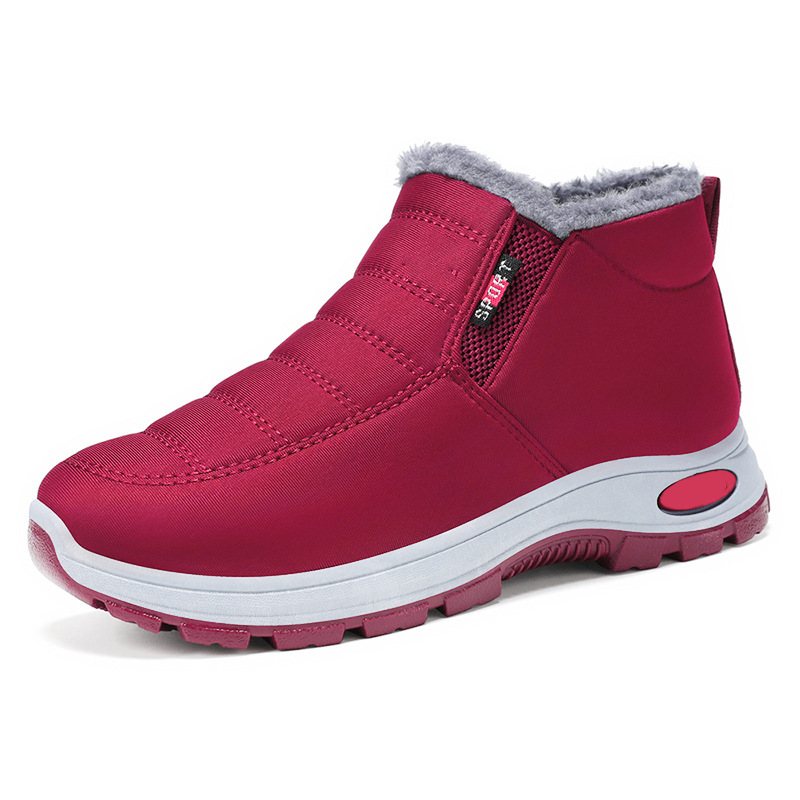 ❄️Vintermåste: Bekväma, varma slip-on-ankelstövlar för damer👢