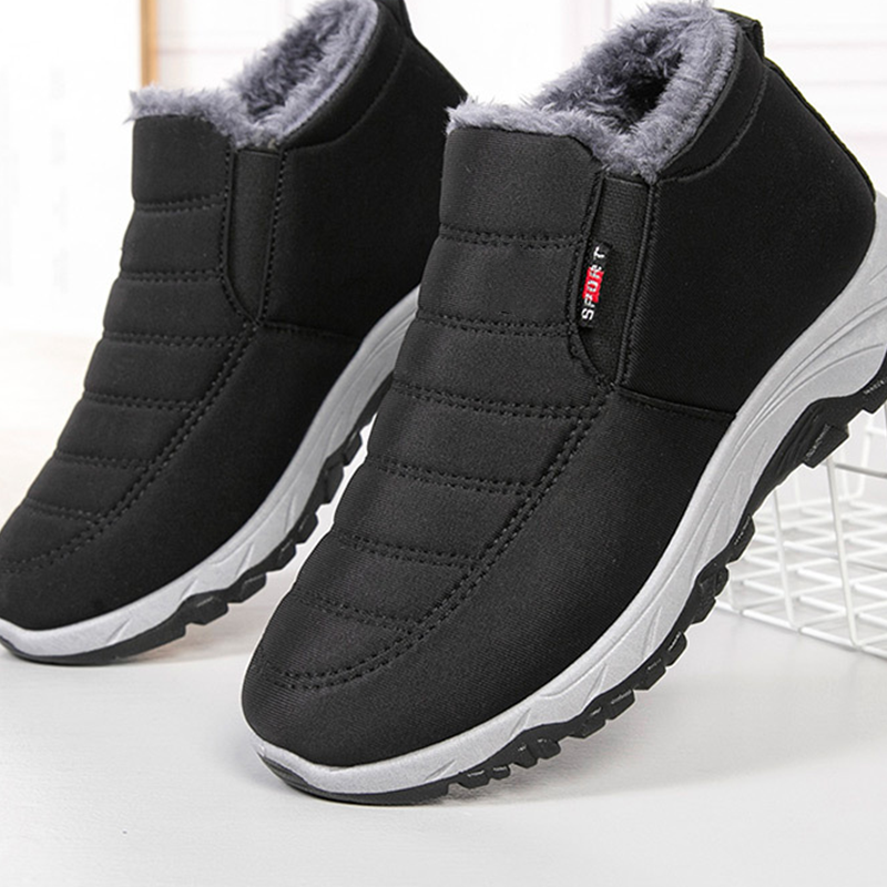 ❄️Vintermåste: Bekväma, varma slip-on-ankelstövlar för damer👢