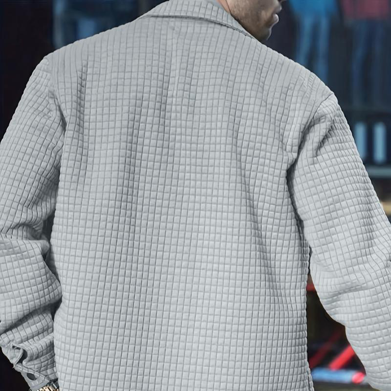 đ„Herrjacka i enfĂ€rgat casual-stil