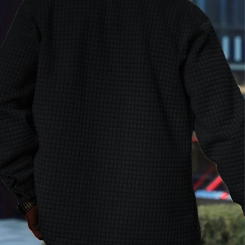 đ„Herrjacka i enfĂ€rgat casual-stil