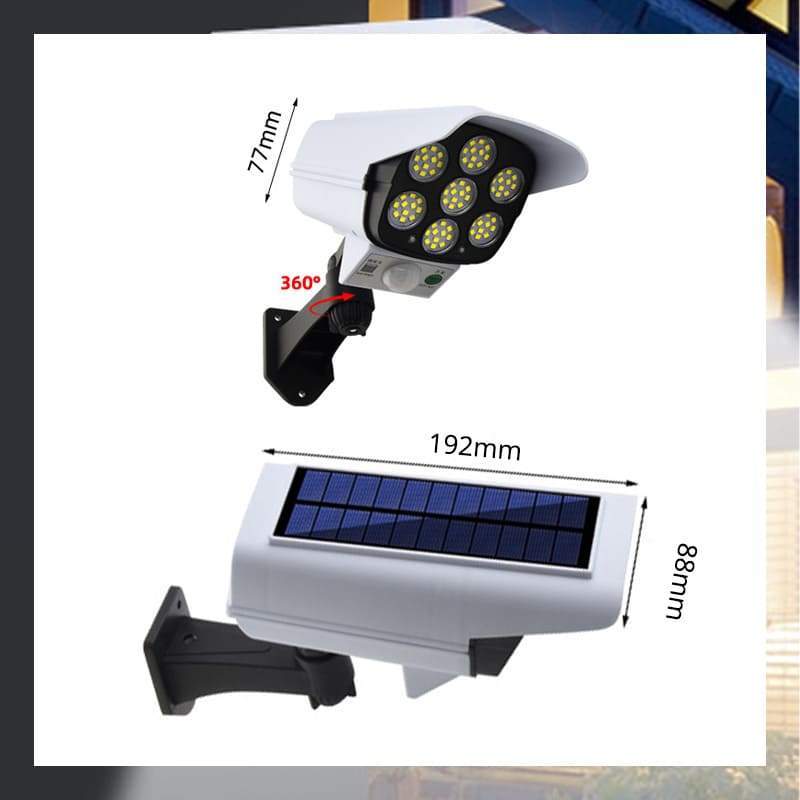 đ„đNyhet 50 % RABATTđ„đSolcellslampa för utomhusbruk med rörelsesensor 2400 mAh 77 LED