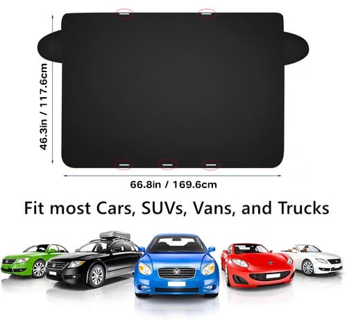 đ 50% REA NU! đ„ 2025 Uppgraderat Magnetiskt Snöskydd - Stark HĂ„llfasthet & Enkel Montering, Perfekt för Vinterbil âš