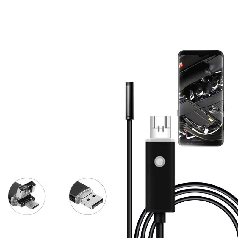 đ„3-i-1 vattentĂ€t USB-endoskopkamera med LED
