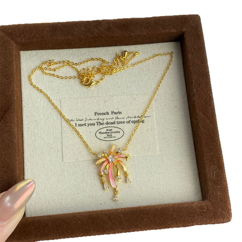 Romantiska flerfärgade zirkonia-fyrverkerismycken