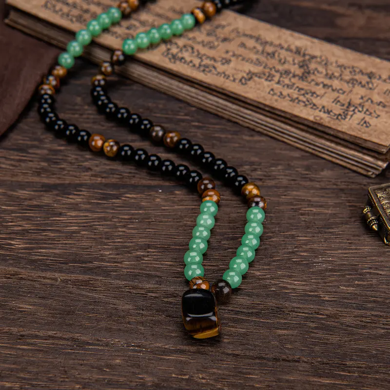 đ„Bohemian Natural Stone Beaded Necklace