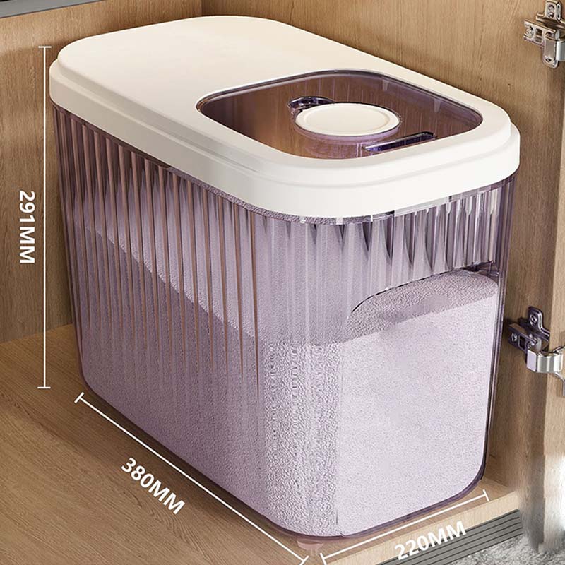 Matförvaringsbehållare med stor kapacitet och skjutlock