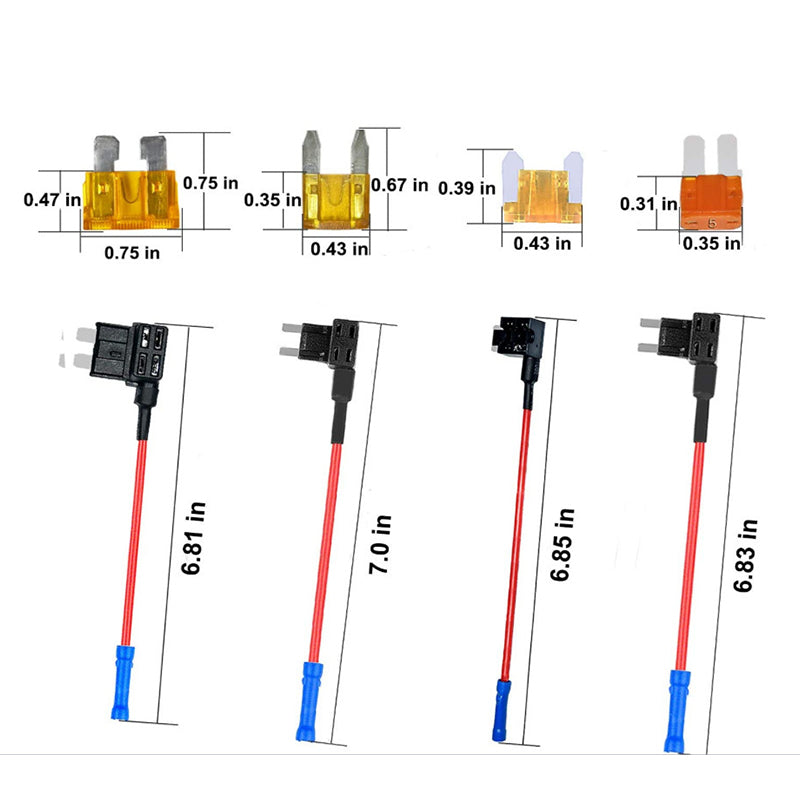 đ§ KĂP 2, FĂ
1 GRATIS! ⥠12-delars Add-A-Circuit SĂ€kringstappssats â Universell, LĂ€tt Installation & Skydd för Bilens Elsystem đ