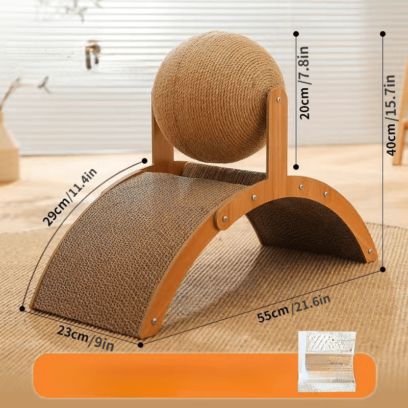 đ„đNyhet 50 % RABATTđ„đ„KattklĂsboll Av Naturligt Sisal Med Kartongplatta