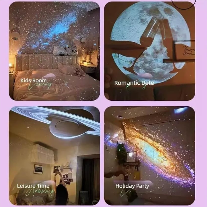 Atmosfärisk himmelsk sovrumsprojektor