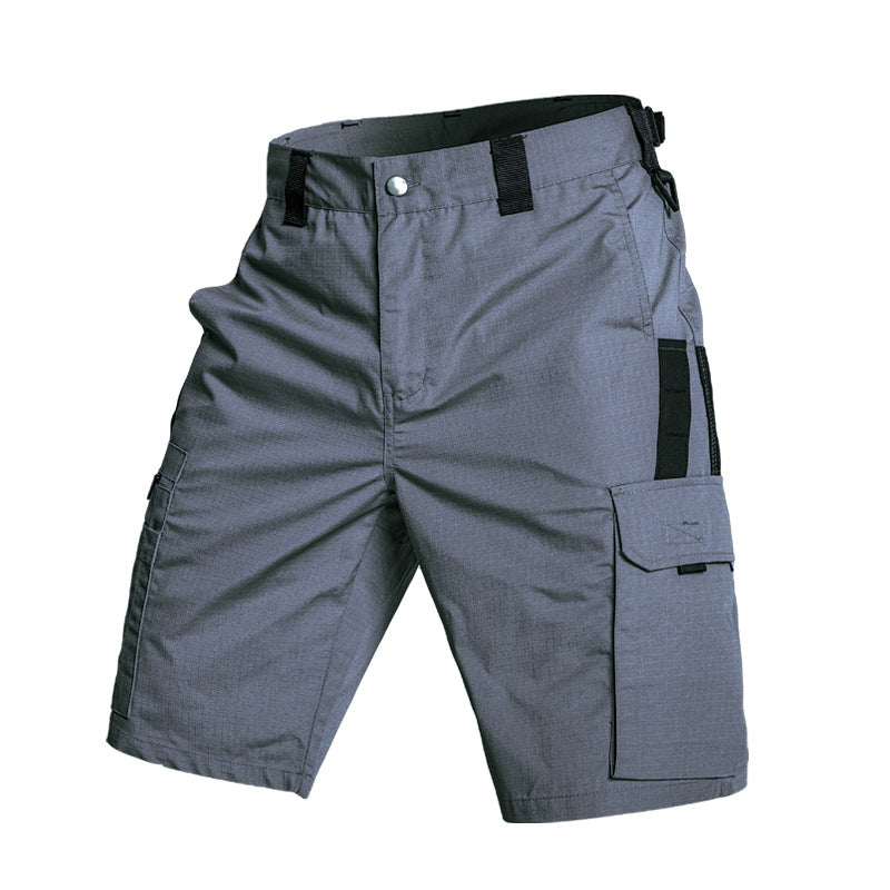 Taktiska cargoshorts med flera fickor för män
