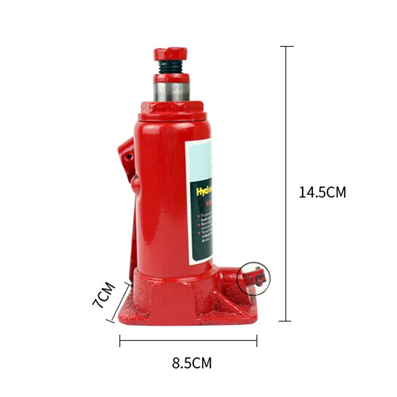 Bärbar 2-ton hydraulisk flaska Jack för bilar