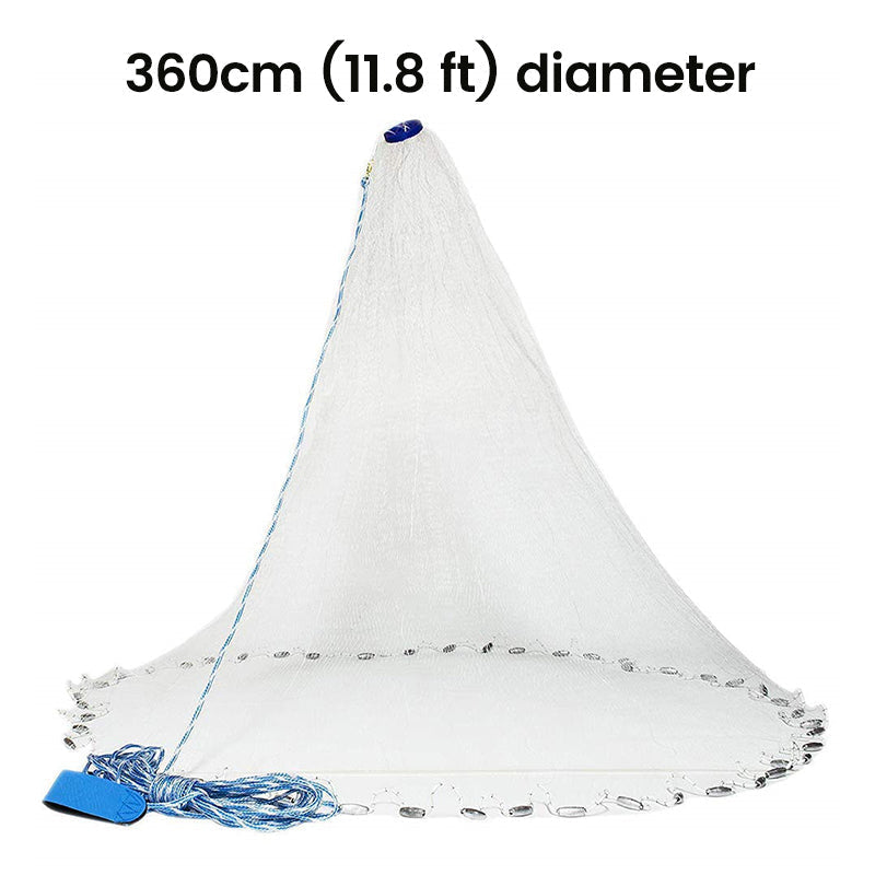 đŁ 50% RABATT NU!âš Easy-Throw KastnĂ€t â Kraftigt NĂ€t, Snabb SĂ€nkning & BekvĂ€mt Grepp â Fiske Essential đ