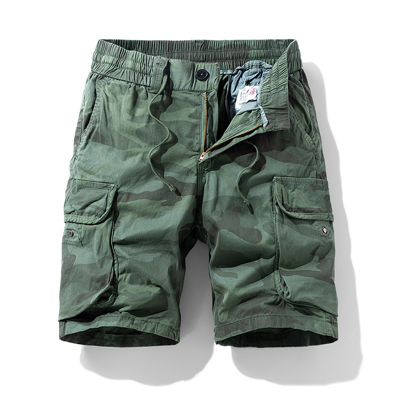 đȘ Herr stretch-cargoshorts â lös passform, mjukt tyg & perfekta för aktiva dagar, rymliga fickor & bekvĂ€m i midjan đââïž