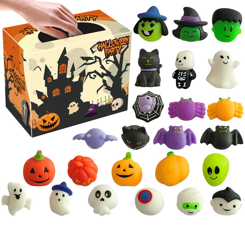 Mjuk Kläm-leksak – Halloween Squishy Set