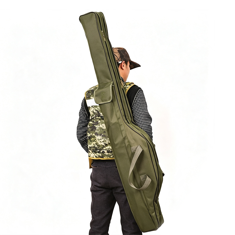 🎣 NU 50% RABATT! 🧳 Fiskespöväska & Utrustningsväska – 3-lagers kapacitet, 420D Oxford-tyg & justerbara ryggsäcksremmar – För spön, rullar & tillbehör 🎒