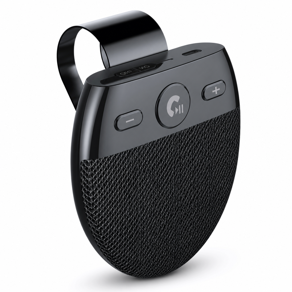 📢📢 50% RABATT🚗 SP11 Handsfree Bluetooth-högtalare för Solskydd i Bil med Vibrationsaktiverad Autostart, A2DP-stöd och Röstuppringning
