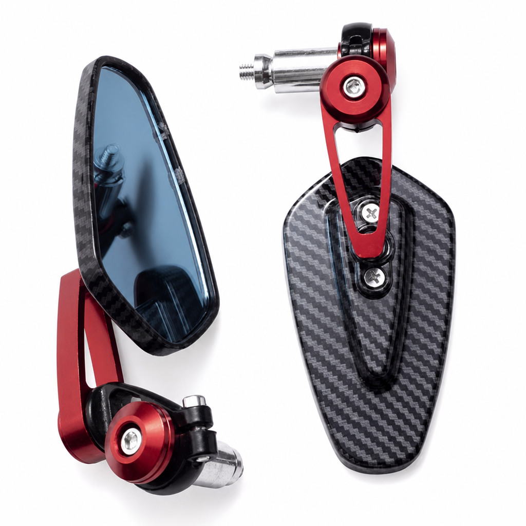 Motorcykelbackspegel för Styrets Ände – Sidospegel Kompatibel med 150NK 250NK NK400 650NK ST Baboon
