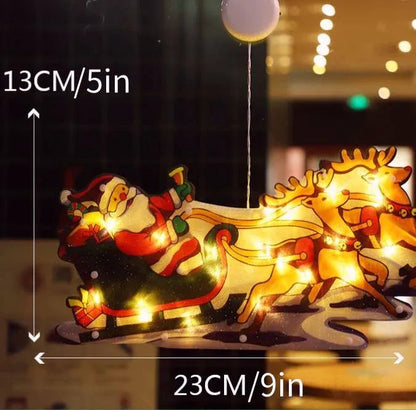 【🎅Julklappserbjudande】🎄Julbelysning för fönster