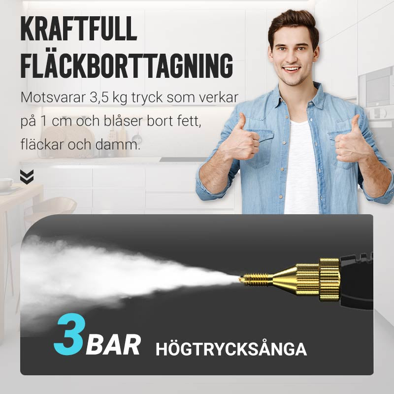🔥 60% RABATT! 💨 INDUSTRIELL ÅNGRENGÖRING 2500W - Kemikaliefri desinfektion och fettborttagning, perfekt för kök, luftkonditioneringsapparater och maskiner, UL-certifierad 🌟🧼