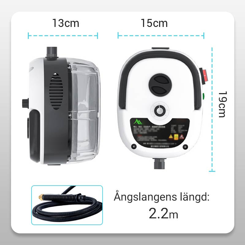 🔥 60% RABATT! 💨 INDUSTRIELL ÅNGRENGÖRING 2500W - Kemikaliefri desinfektion och fettborttagning, perfekt för kök, luftkonditioneringsapparater och maskiner, UL-certifierad 🌟🧼