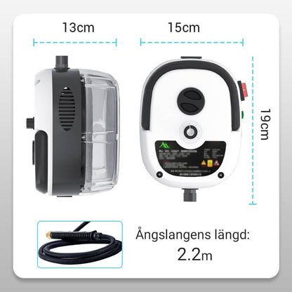 🔥 60% RABATT! 💨 INDUSTRIELL ÅNGRENGÖRING 2500W - Kemikaliefri desinfektion och fettborttagning, perfekt för kök, luftkonditioneringsapparater och maskiner, UL-certifierad 🌟🧼