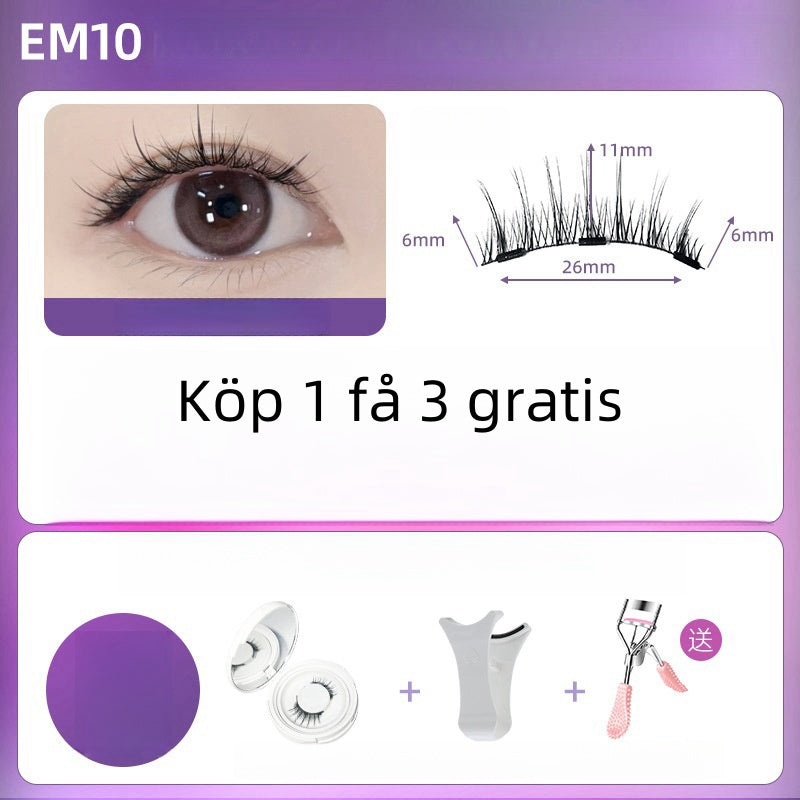 🔥Köp 1 få 1 gratis🔥Återanvändbara självhäftande ögonfransar