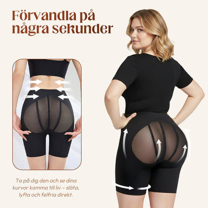 🩳 50% RABATT! 🍑 Högmidjade Rumpaformande Shorts – Omedelbara Kurvor, Bekväm Passform & Perfekt för Träning & Vardag 💖