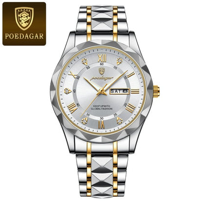 🎁Vattentätt toppmärke lyxigt manarmbandsur med lysande