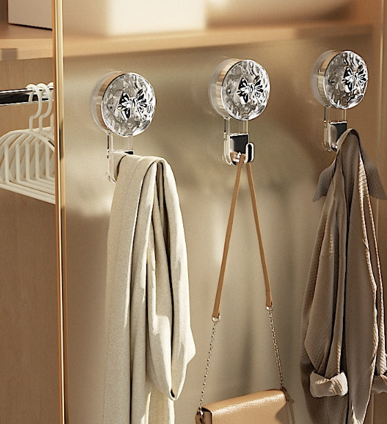 🔥Lättviktig lyxig stil, sugkoppshylla med glaciärmönster