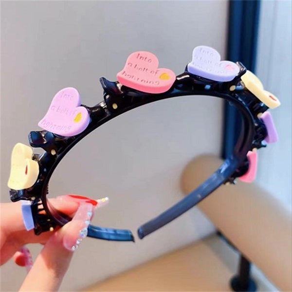 🎀 50% RABATT✨Söta flätade hårnål, fin dekoration för flickor