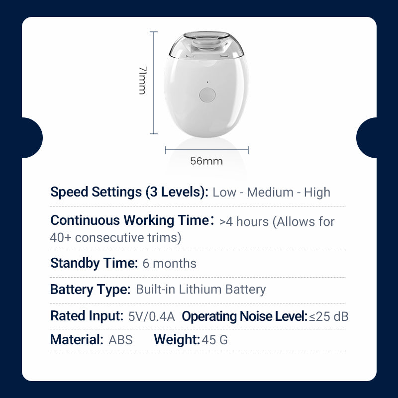 🔥🔈🔈Rea - 60% rabatt🔥!🎉 Universell automatisk nagelslipar för vuxna och barn👶🔧