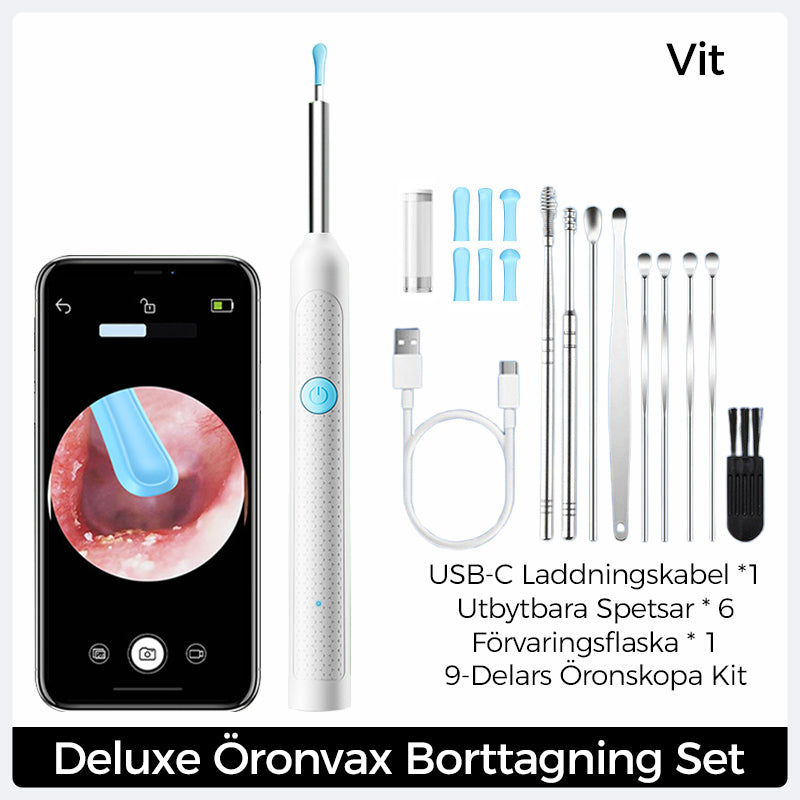 Visuell Elektriskt Verktyg för Öronvax Borttagning
