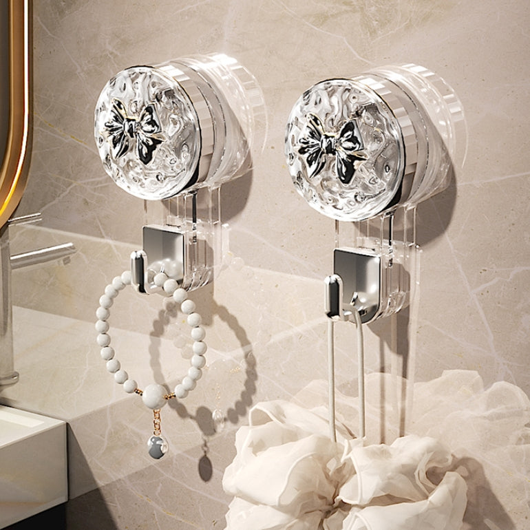 🔥Lättviktig lyxig stil, sugkoppshylla med glaciärmönster