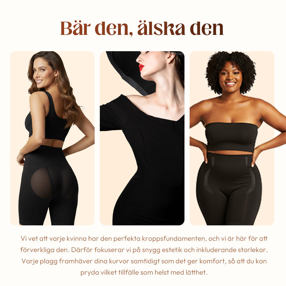 🩳 50% RABATT! 🍑 Högmidjade Rumpaformande Shorts – Omedelbara Kurvor, Bekväm Passform & Perfekt för Träning & Vardag 💖
