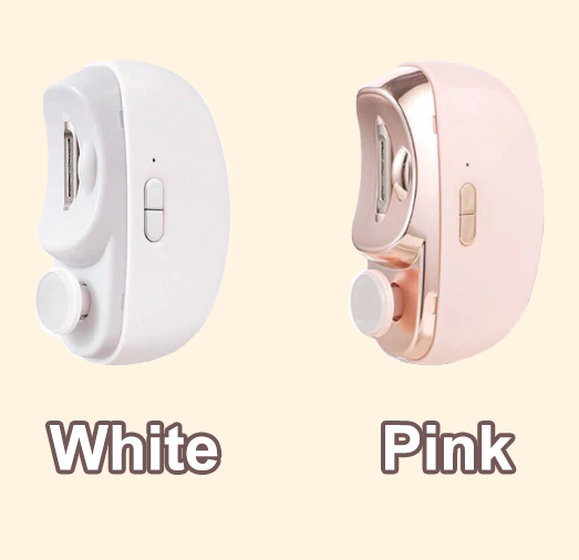 🎁 Perfekt för alla åldrar 👵👶 3-i-1 Automatisk Elektrisk Nagelklippare med Polering - 🌟Säker & Bekväm🌟