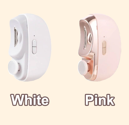 🎁 Perfekt för alla åldrar 👵👶 3-i-1 Automatisk Elektrisk Nagelklippare med Polering - 🌟Säker & Bekväm🌟