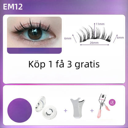🔥Köp 1 få 1 gratis🔥Återanvändbara självhäftande ögonfransar