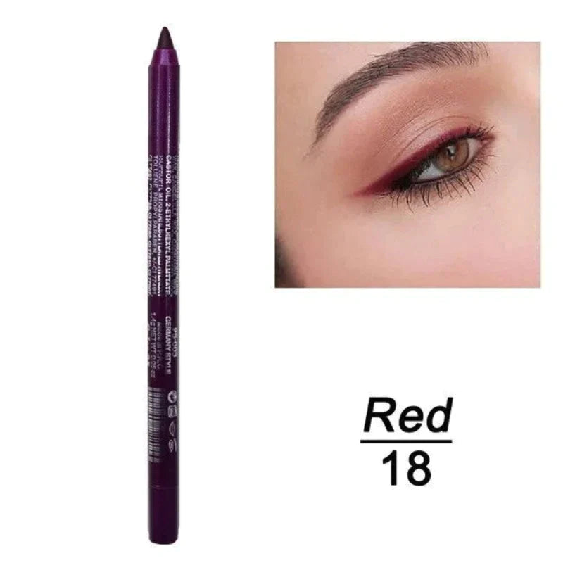 💄 50% RABATT! 🎨 14-delars Set med Vattenfast Gel-Eyeliner – Metallisk & Pärlemorskimrande Finish, Långvarig & Smetfri Formula För Perfekt Linning 👁️