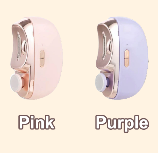 🎁 Perfekt för alla åldrar 👵👶 3-i-1 Automatisk Elektrisk Nagelklippare med Polering - 🌟Säker & Bekväm🌟