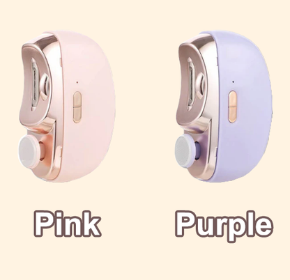 🎁 Perfekt för alla åldrar 👵👶 3-i-1 Automatisk Elektrisk Nagelklippare med Polering - 🌟Säker & Bekväm🌟