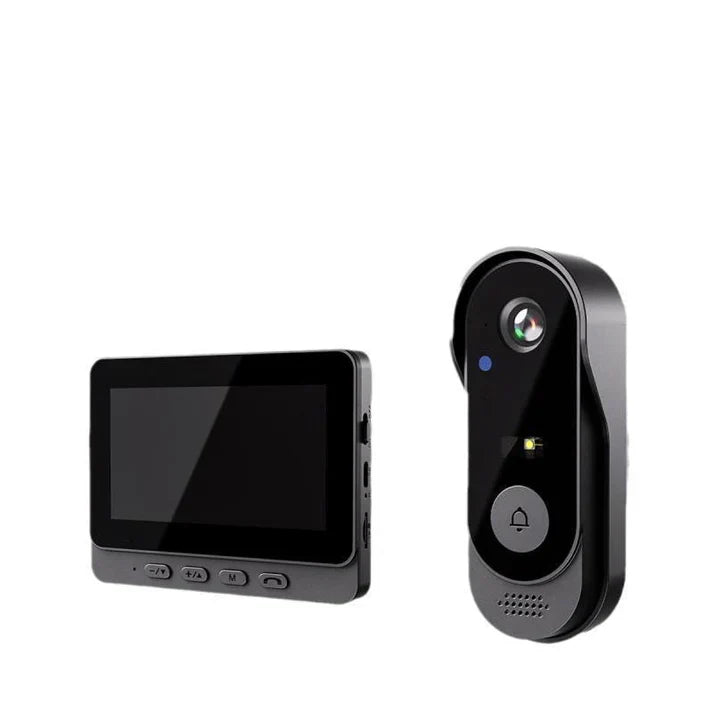 🔥Tidsbegränsat erbjudande - Smart videodörrklocka (inkluderar kamera + monitor)