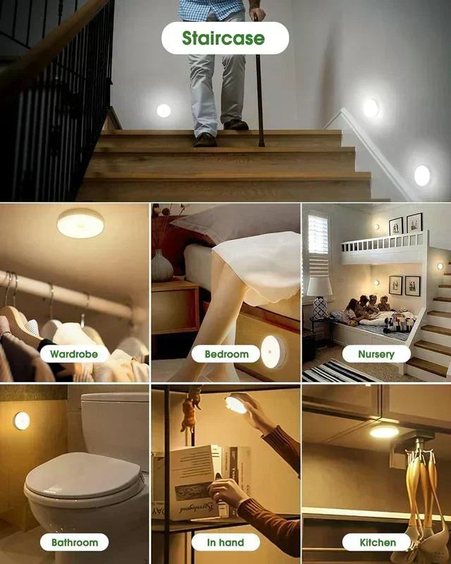 💡 🔋 Energieffektiv LED-Rörelsesensorlampa – Automatisk Sensor, Energibesparande & Stark Belysning ✨