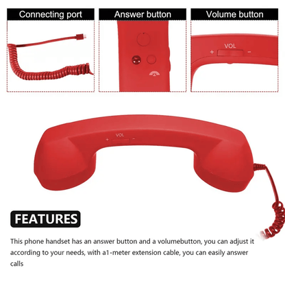 📞 Spara 50 %! 🤣 Retro telefonlur – en unik present för speciella tillfällen ✨