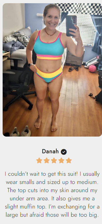 🔥🎁Nyhet 50 % RABATT🔥🌼 Färgblockerad Sportig 3-delars Bikiniset i Nylon – Högmidja med Magekontroll 👙